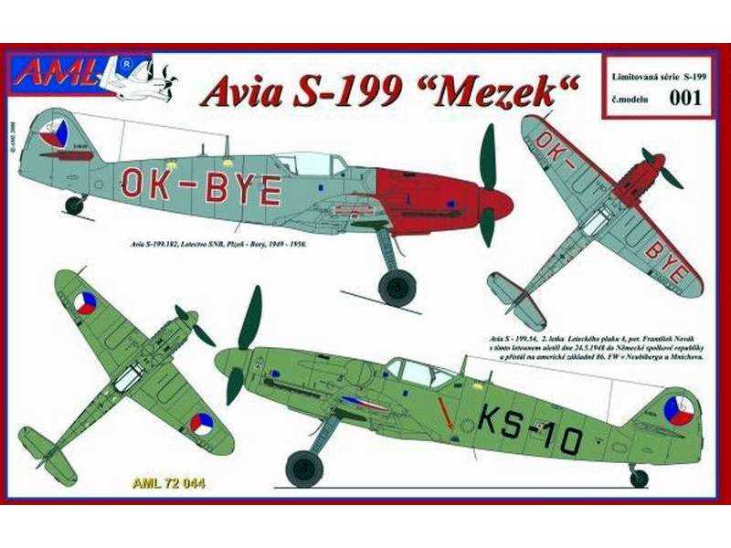Avia S-199 Mezek - zdjęcie 1 Avia S-199 Mezek - zdjęcie 1