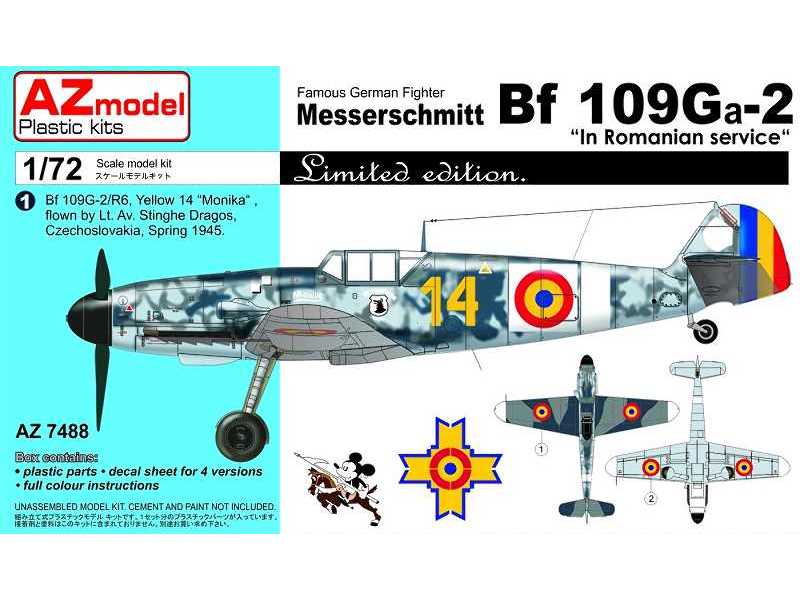 Messerschmitt Bf 109Ga-2 In Romanian service - zdjęcie 1 Messerschmitt Bf 109Ga-2 In Romanian service - zdjęcie 1