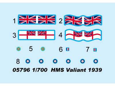 Pancernik HMS Valiant 1939 - zdjęcie 2
