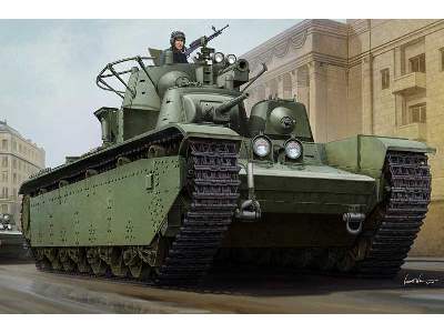 T-35 - 1938/1939 - sowiecki ciężki czołg - zdjęcie 1