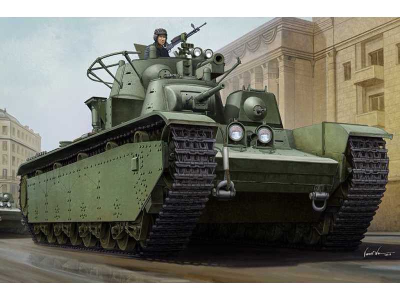 T-35 - 1938/1939 - sowiecki ciężki czołg - zdjęcie 1 T-35 - 1938/1939 - sowiecki ciężki czołg - zdjęcie 1