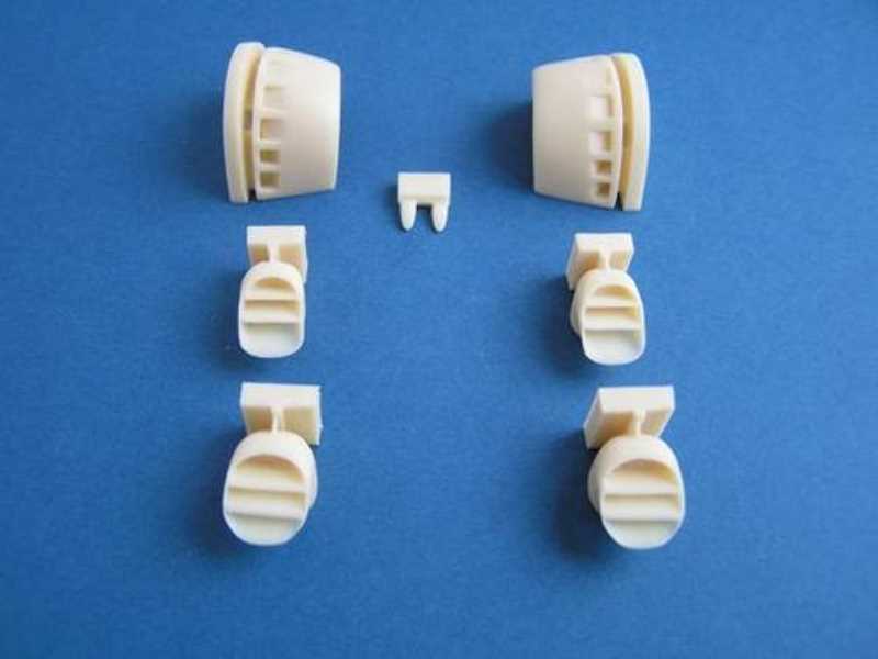 Harrier/Sea Harrier starboard intake and exhaust nozzle for kit  - zdjęcie 1