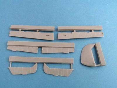 Bf 109 E control surfaces for Airfix - zdjęcie 1