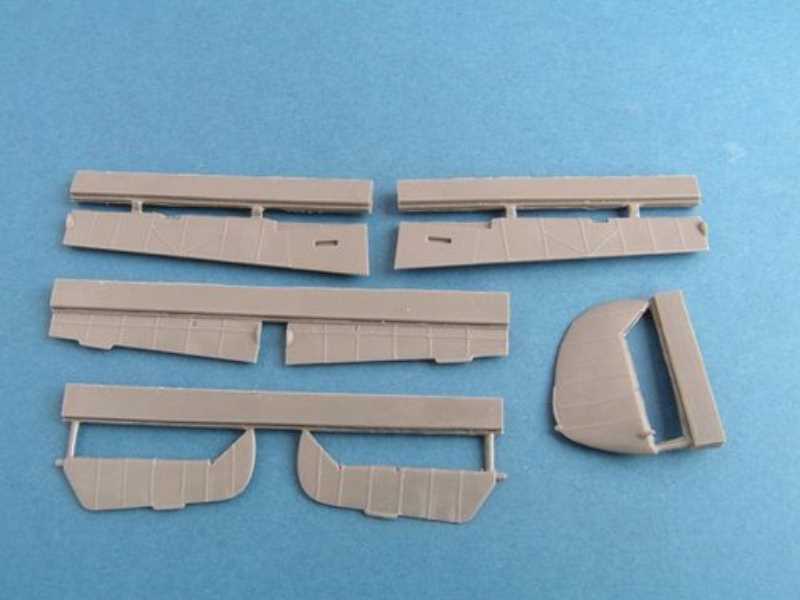 Bf 109 E control surfaces for Airfix - zdjęcie 1