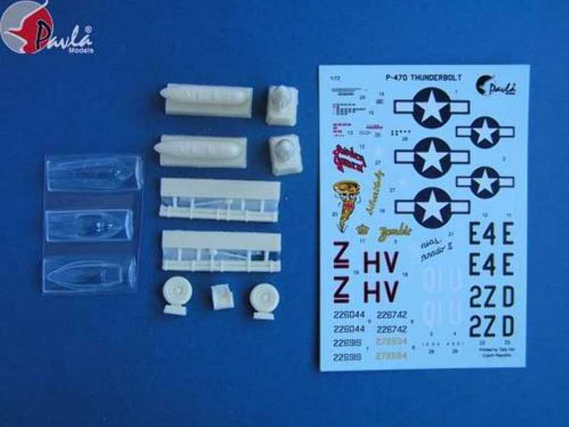 P-47 PLUS upgrade set vacu canopies, seat, auxiliary tanks, Bazo - zdjęcie 1 P-47 PLUS upgrade set vacu canopies, seat, auxiliary tanks, Bazo - zdjęcie 1