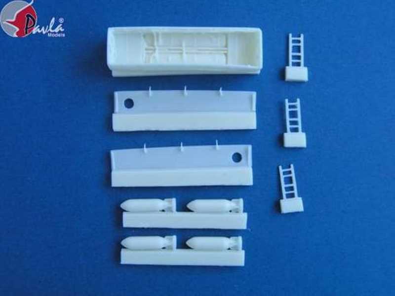 Mosquito B.Mk.IV - bomb bay + bombs for kit Tamiya. - zdjęcie 1 Mosquito B.Mk.IV - bomb bay + bombs for kit Tamiya. - zdjęcie 1