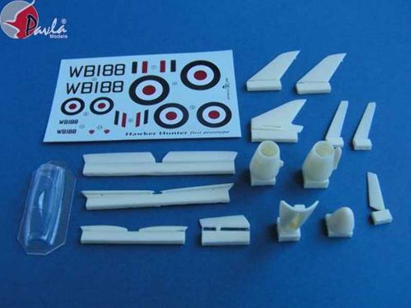 Upgrade for the first prototype of HAWKER HUNTER + vacu canopy + - zdjęcie 1 Upgrade for the first prototype of HAWKER HUNTER + vacu canopy + - zdjęcie 1