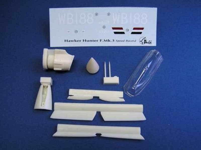 Hawker Hunter F.Mk.3 + vacu canopy + decal sheet for Revell - zdjęcie 1 Hawker Hunter F.Mk.3 + vacu canopy + decal sheet for Revell - zdjęcie 1