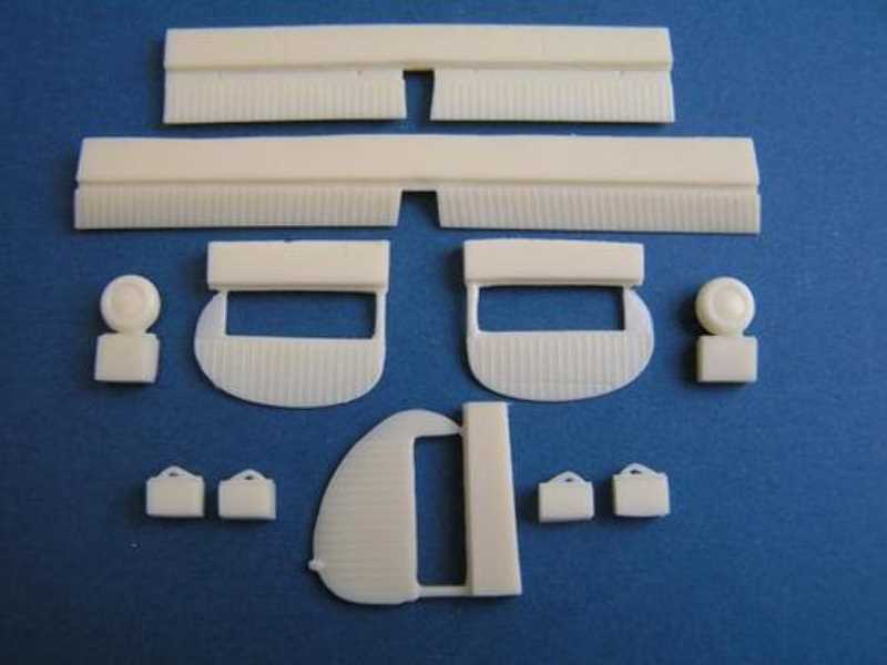 Cessna O-1E/F Bird Dog control surfaces and wheel for Airfix - zdjęcie 1 Cessna O-1E/F Bird Dog control surfaces and wheel for Airfix - zdjęcie 1