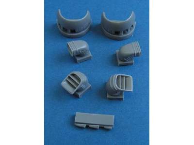 BAe Harrier GR.9 - engine intakes and exhaust nozzles for Airfix - zdjęcie 1