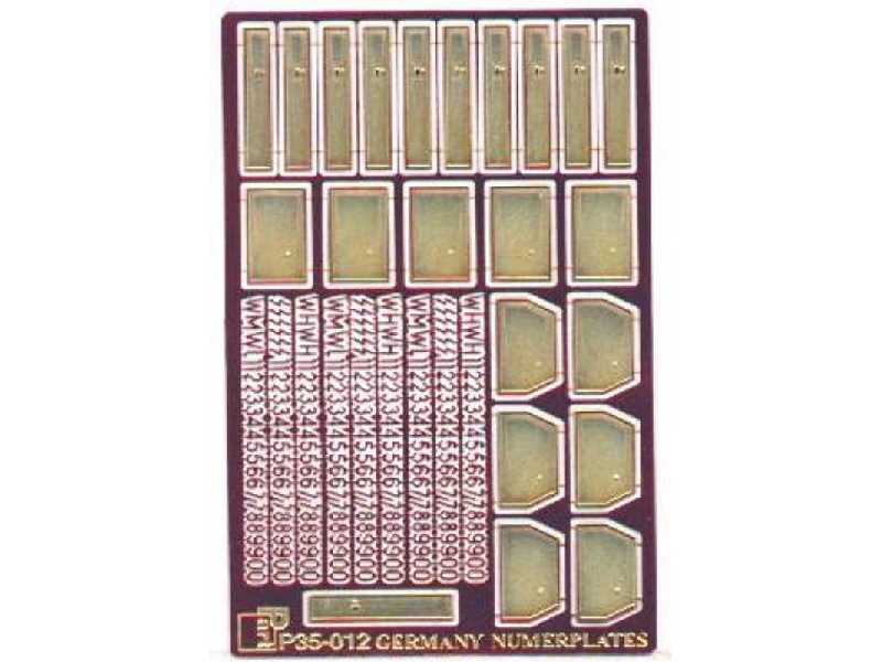German WW2 licence plates - zdjęcie 1 German WW2 licence plates - zdjęcie 1