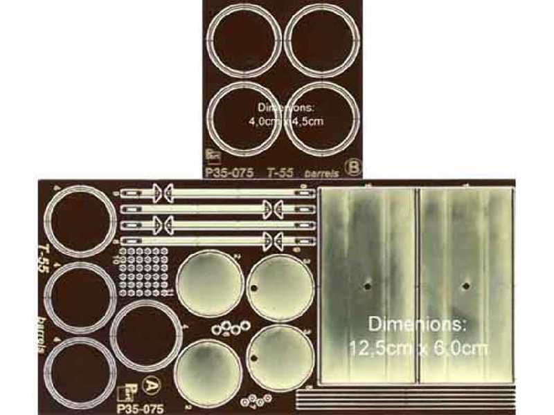 T-55A barrels Tamiya - zdjęcie 1