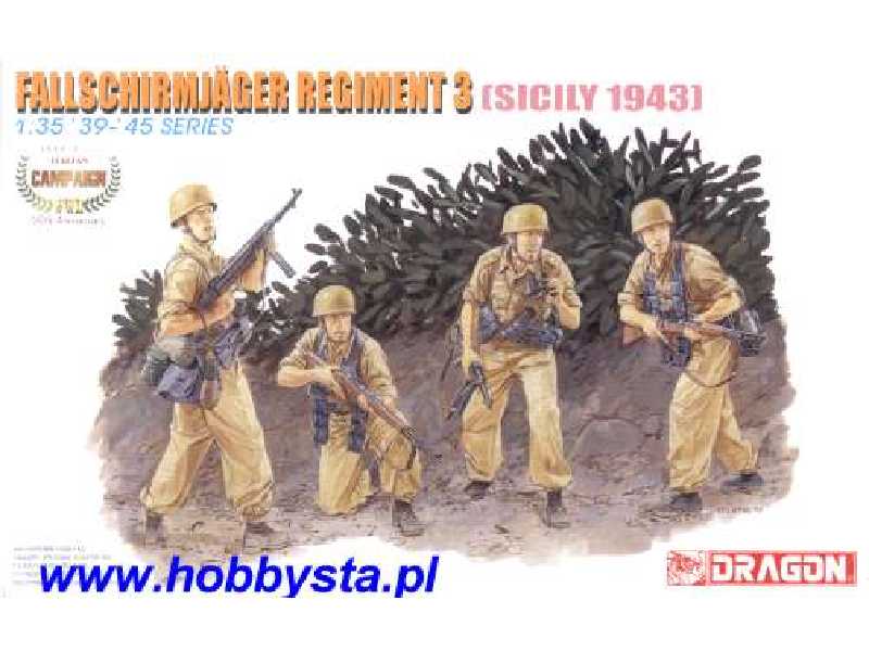 Figurki Fallschirmjägerregiment 3 (Sizilien 1943) - zdjęcie 1 Figurki Fallschirmjägerregiment 3 (Sizilien 1943) - zdjęcie 1
