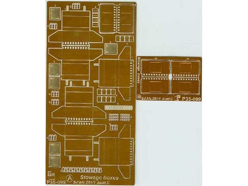 Sd.Kfz.251/1 Ausf.C stowage bins AFV Club - zdjęcie 1