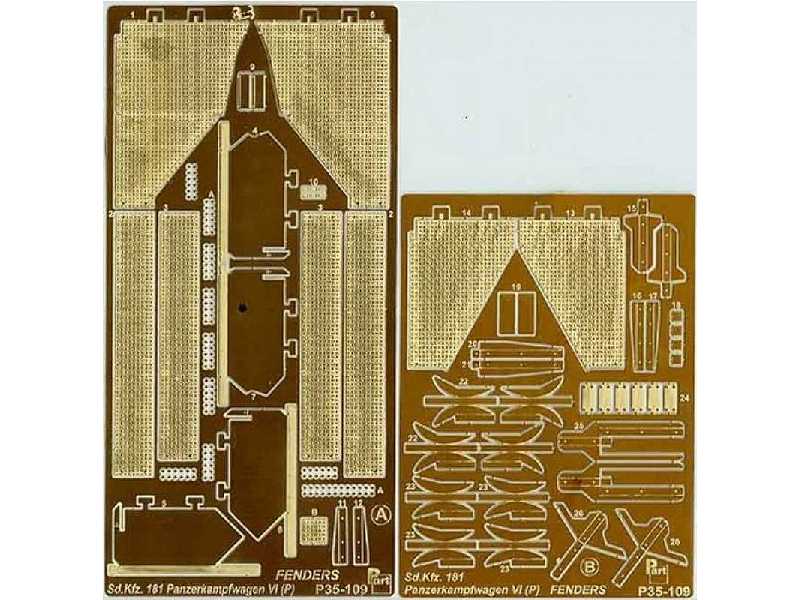 Pz.Kpfw.VI Tiger (P) fenders Dragon - zdjęcie 1 Pz.Kpfw.VI Tiger (P) fenders Dragon - zdjęcie 1
