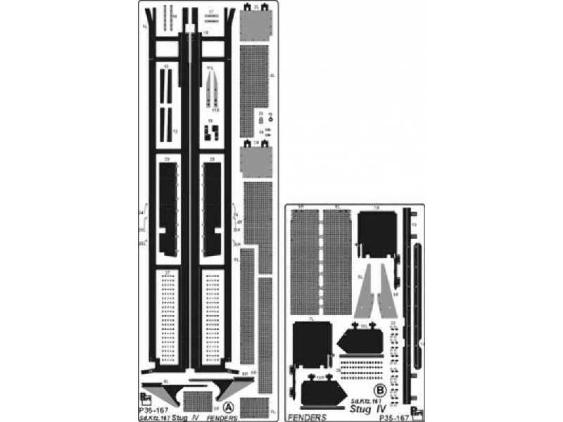 Sd.Kfz.167 Stug IV fenders Dragon - zdjęcie 1 Sd.Kfz.167 Stug IV fenders Dragon - zdjęcie 1