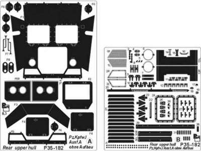 PzKpfw I Ausf. A ohne Aufbau rear upper hull Tristar - zdjęcie 1