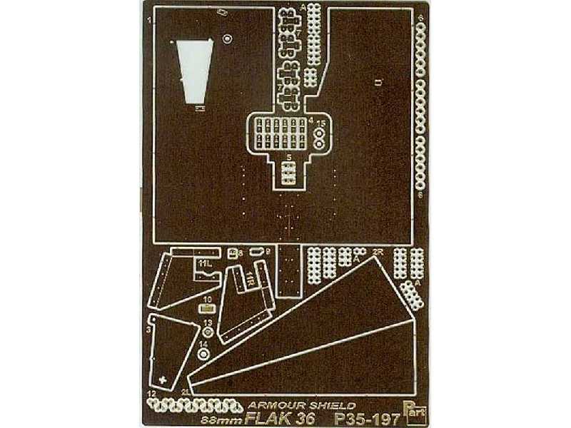 FLAK 36 88mm armor shield Dragon - zdjęcie 1