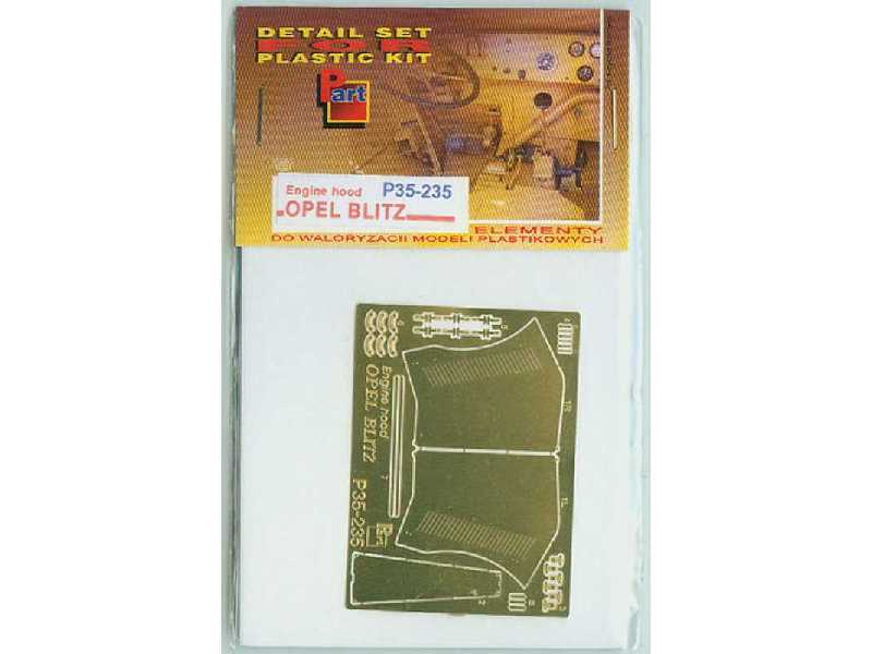 Opel Blitz - Engine Cover Tamiya - zdjęcie 1 Opel Blitz - Engine Cover Tamiya - zdjęcie 1