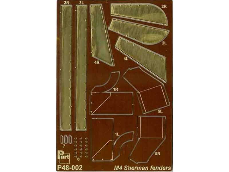 M4 Sherman fenders Tamiya - zdjęcie 1 M4 Sherman fenders Tamiya - zdjęcie 1