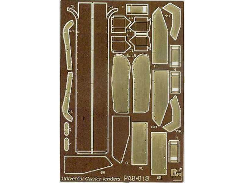 Universal Carrier fenders Tamiya - zdjęcie 1 Universal Carrier fenders Tamiya - zdjęcie 1