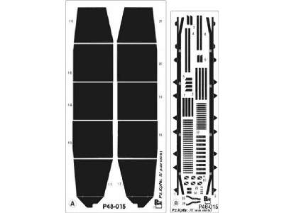 Pz.Kpfw.IV Ausf.J side skirts Tamiya - zdjęcie 1