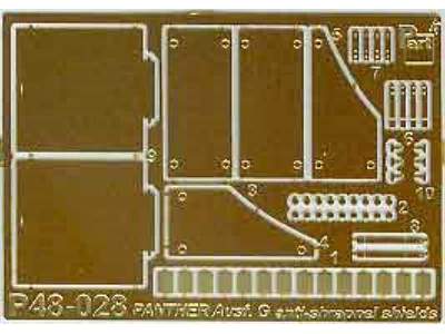 Panther antishrapnel shields Tamiya - zdjęcie 1