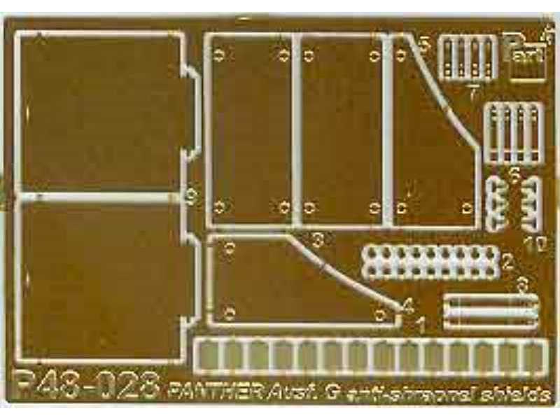 Panther antishrapnel shields Tamiya - zdjęcie 1