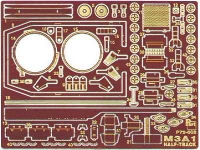 M3A1 Halftrack - conversion Hasegawa - zdjęcie 1