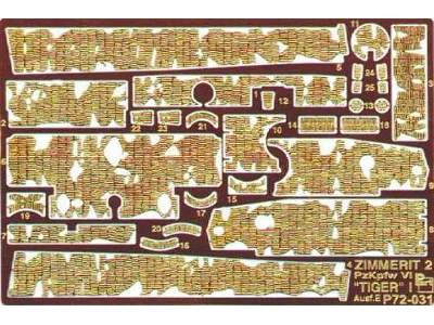 Pz.Kpfw. VI Tiger I Ausf.E - Zimmerit 2 Revell - zdjęcie 1