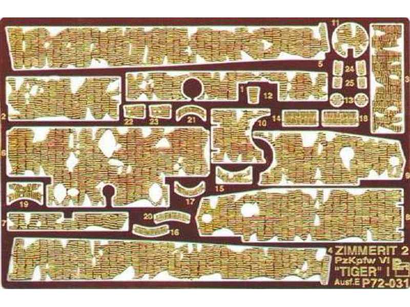 Pz.Kpfw. VI Tiger I Ausf.E - Zimmerit 2 Revell - zdjęcie 1