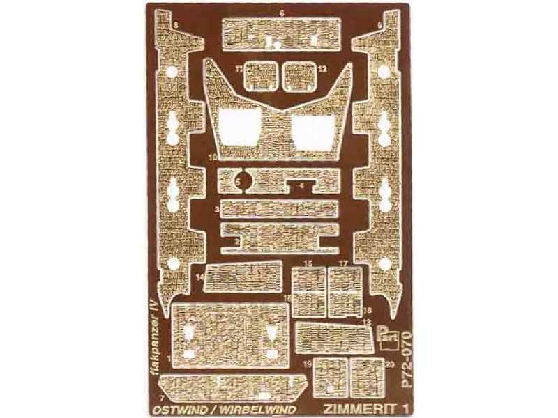 Zimmerit 1 Flakpanzer IV Hasegawa - zdjęcie 1 Zimmerit 1 Flakpanzer IV Hasegawa - zdjęcie 1
