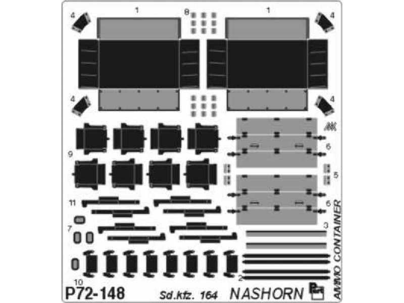 Sd.Kfz. 164 Nashorn ammo container Dragon - zdjęcie 1