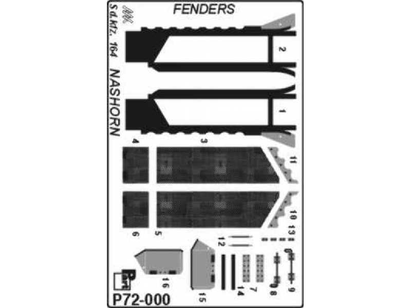 Sd.Kfz. 164 Nashorn fenders Dragon - zdjęcie 1 Sd.Kfz. 164 Nashorn fenders Dragon - zdjęcie 1