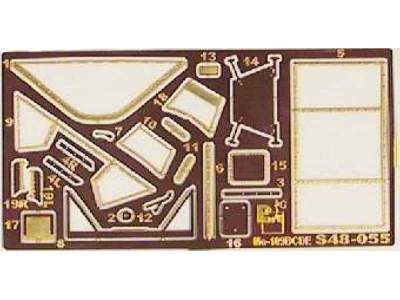 Canopy frames Bf-109 B/C/D/E Hobbycraft - zdjęcie 1