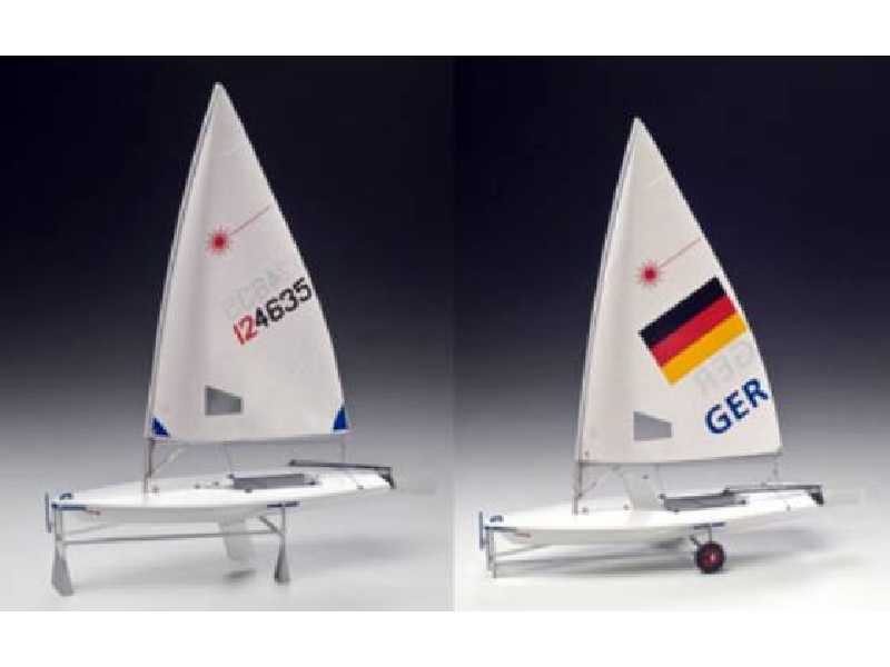 LASER sailing boat & trailer - zdjęcie 1 LASER sailing boat & trailer - zdjęcie 1