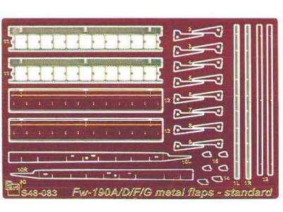 Fw-190A/D/F/G metal flaps Tamiya - zdjęcie 1