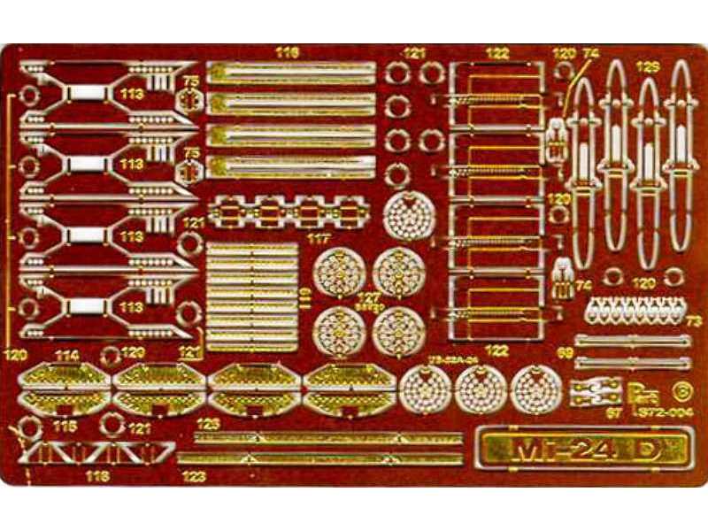 MI - 24 D ( EXTERIOR PARTS ) Revell / Italeri - zdjęcie 1