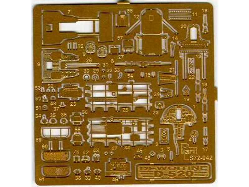 Dewoitine D-520 Hasegawa - zdjęcie 1 Dewoitine D-520 Hasegawa - zdjęcie 1