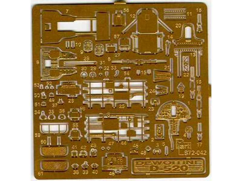 Dewoitine D-520 Hasegawa - zdjęcie 1