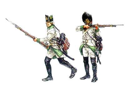 Figurki - Piechota Austriacka - Wojny Napoleońskie - 1800-1805r. - zdjęcie 1