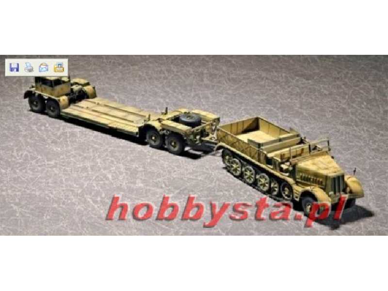 Sd Kfz 9 with Sd.Ah.116 Trailer - zdjęcie 1 Sd Kfz 9 with Sd.Ah.116 Trailer - zdjęcie 1