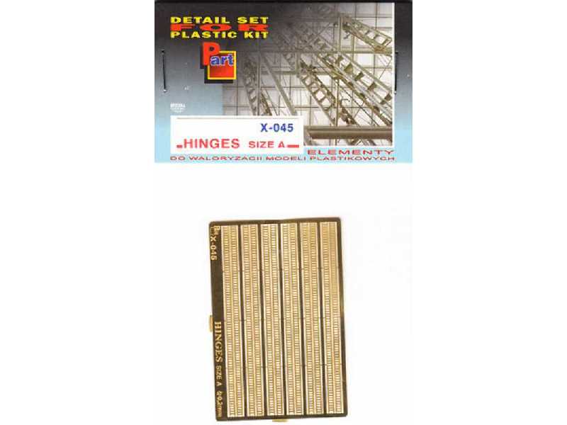 Hinges (size A) 0,2mm - zdjęcie 1 Hinges (size A) 0,2mm - zdjęcie 1