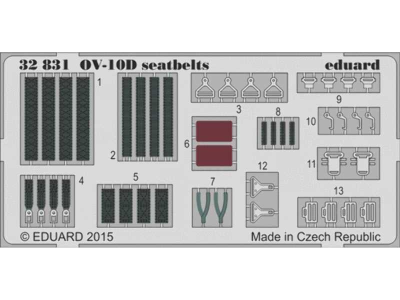 OV-10D seatbelts 1/32 - Kitty Hawk - zdjęcie 1 OV-10D seatbelts 1/32 - Kitty Hawk - zdjęcie 1