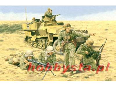 Figurki Afrika Korps Panzergrenadier El Alamein 1942  - zdjęcie 1