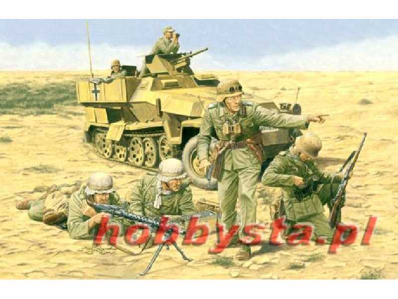 Figurki Afrika Korps Panzergrenadier El Alamein 1942 - zdjęcie 1 Figurki Afrika Korps Panzergrenadier El Alamein 1942 - zdjęcie 1