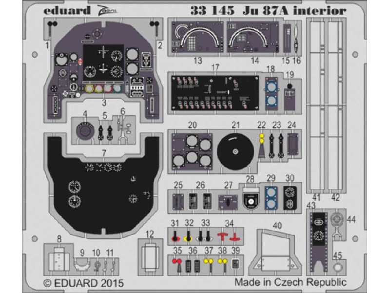 Ju 87A interior S. A. 1/32 - Trumpeter - zdjęcie 1 Ju 87A interior S. A. 1/32 - Trumpeter - zdjęcie 1