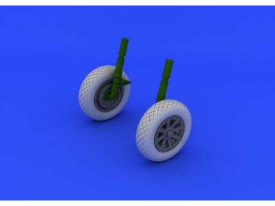 F4U-1 wheels diamond pattern 1/32 - Tamiya - zdjęcie 1