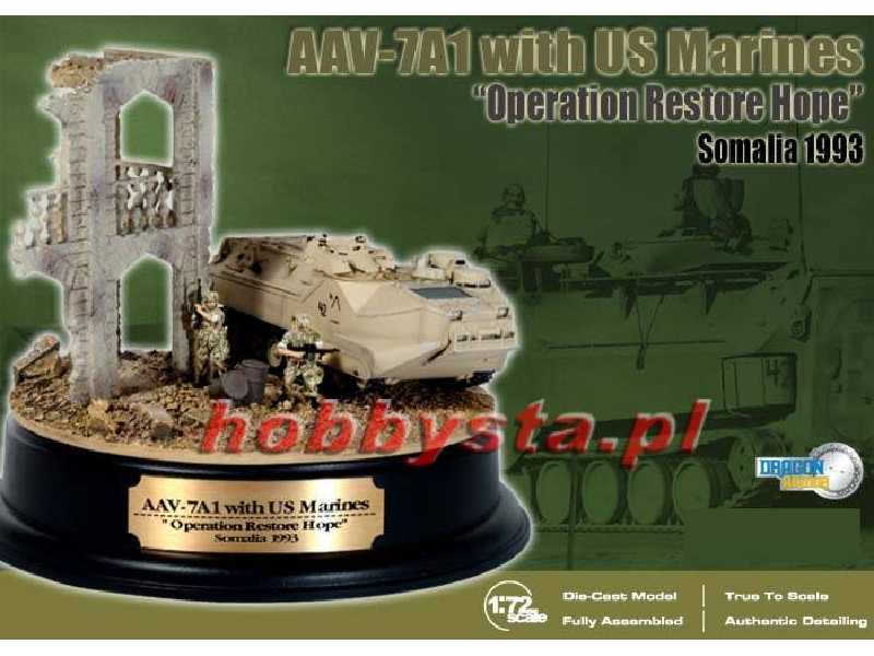 AAV-7A1 with US Marines "Operation Restore Hope" Somalia 1993 - zdjęcie 1 AAV-7A1 with US Marines "Operation Restore Hope" Somalia 1993 - zdjęcie 1