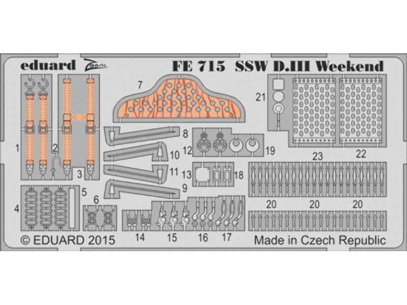 SSW D. III Weekend 1/48 - Eduard - zdjęcie 1